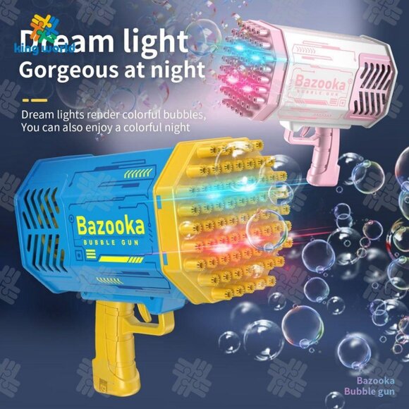 Bubble Machine Gun Mini Bubble Gun for Toddlers, Bubble Maker Blower Toys2 Pcs - Picture 5 of 16